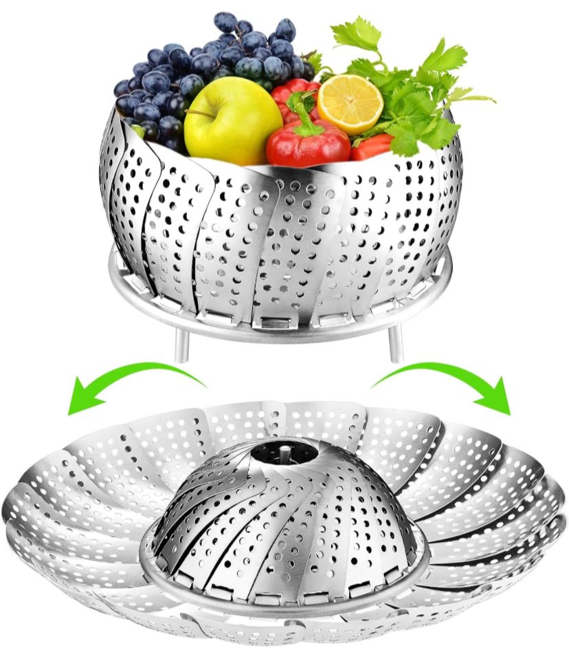 Panier vapeur pliable
