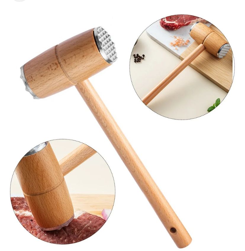 Marteau à viande en bois