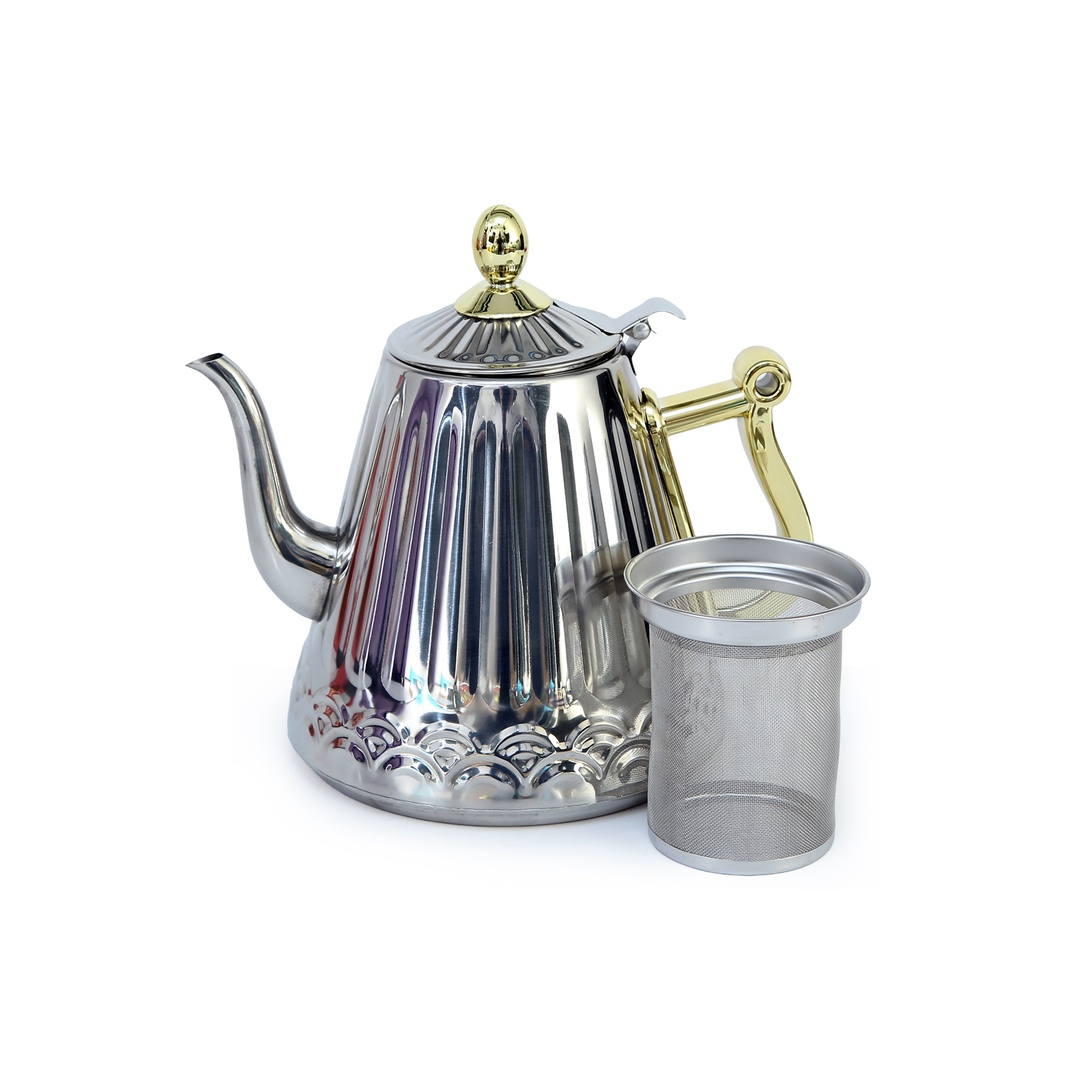 Théière en acier 2L