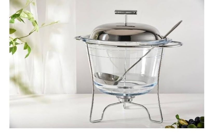 Chafing dish 6L en verre