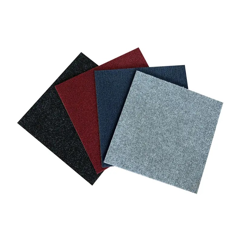Lot de 10 dalles de moquette auto-adhésives