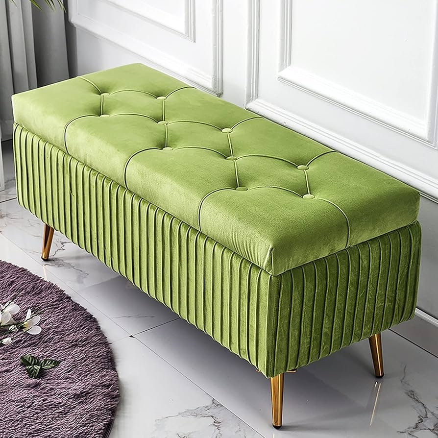 Pouf  et banquette pour assise et  rangement