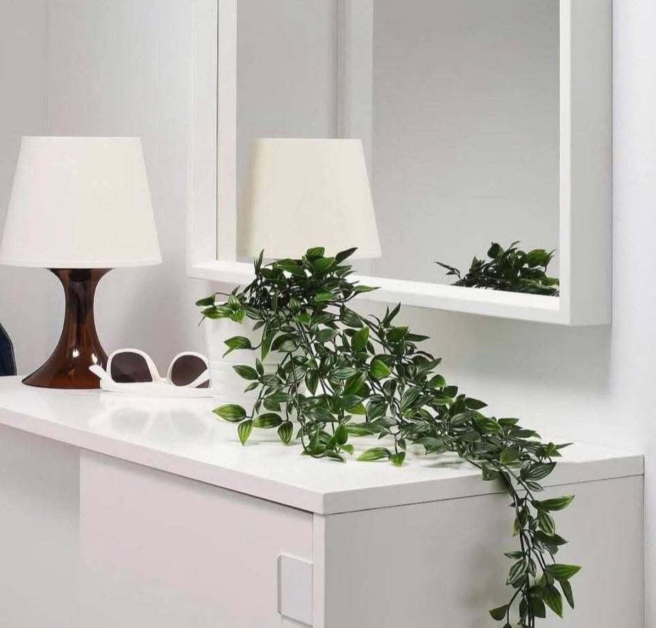 Plante artificielle suspendu