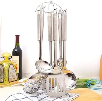 Ensemble d ustensiles de cuisine en acier