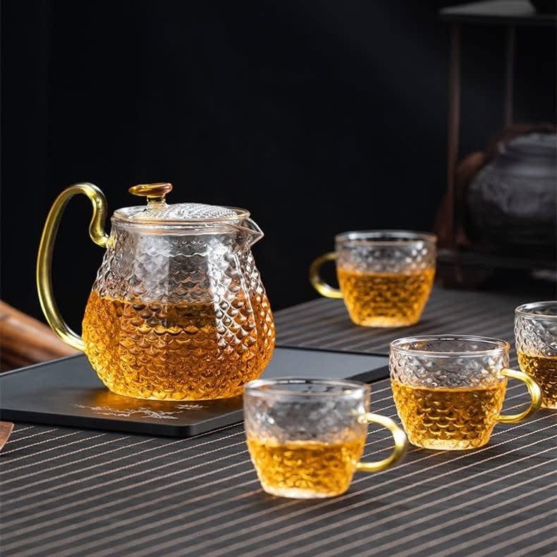 Ensemble théière et 4 tasses