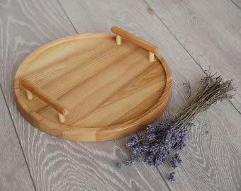 Plateau présentoir en bambou