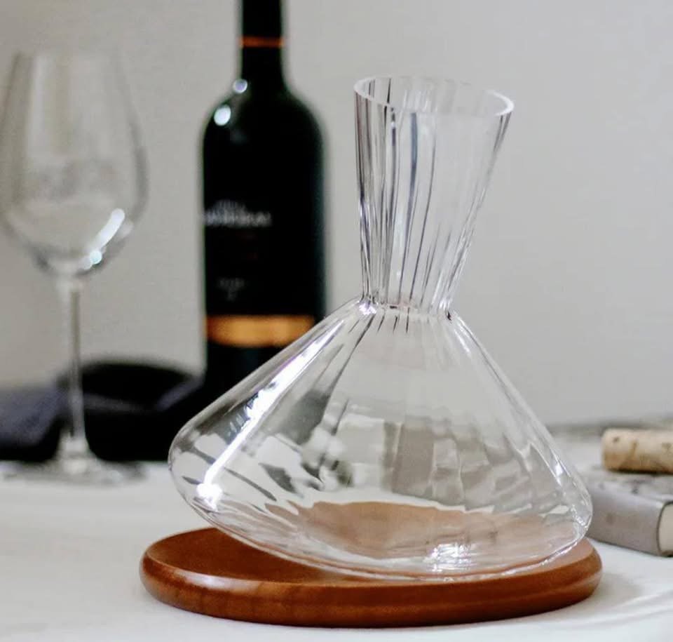 Carafe en verre pisher