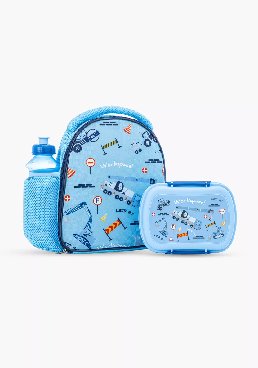 Ensemble lunch box sac et Gourde