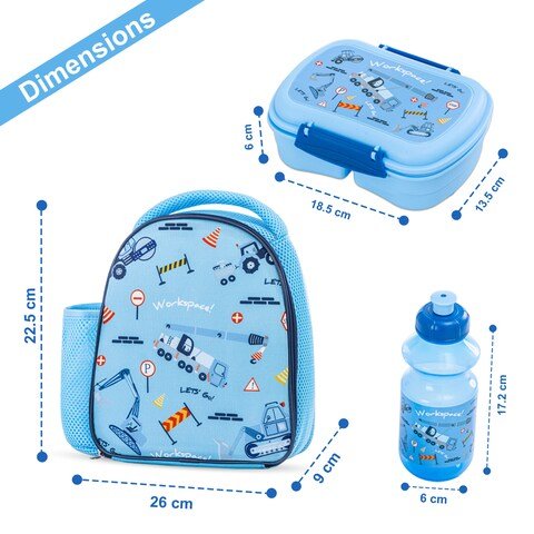 Ensemble lunch box sac et Gourde