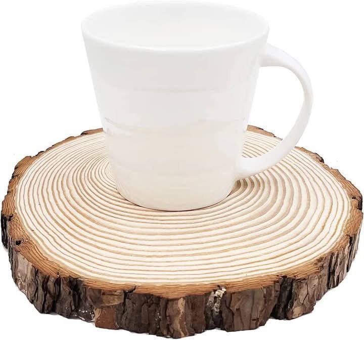 Sous tasse en bois