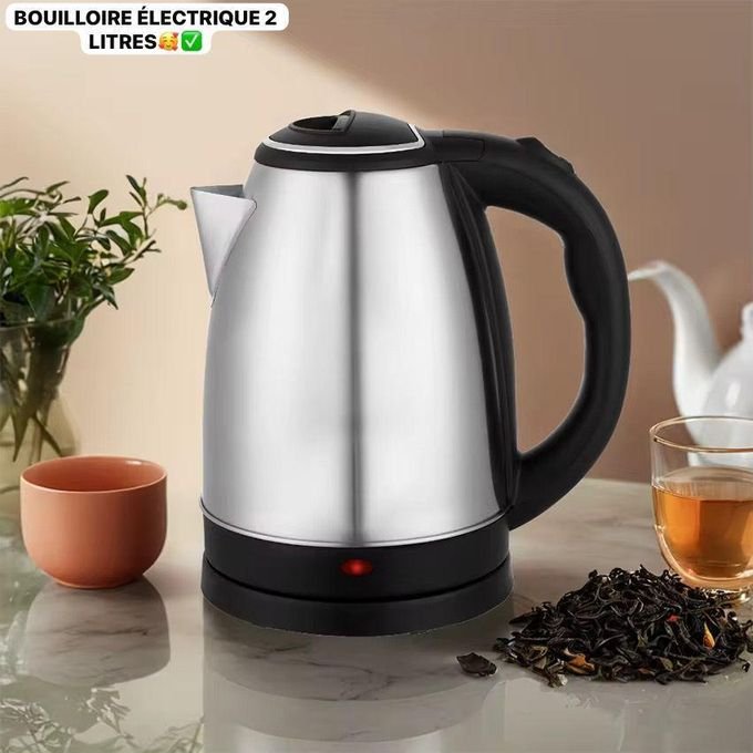 bouilloire électrique en acier inoxydable.
