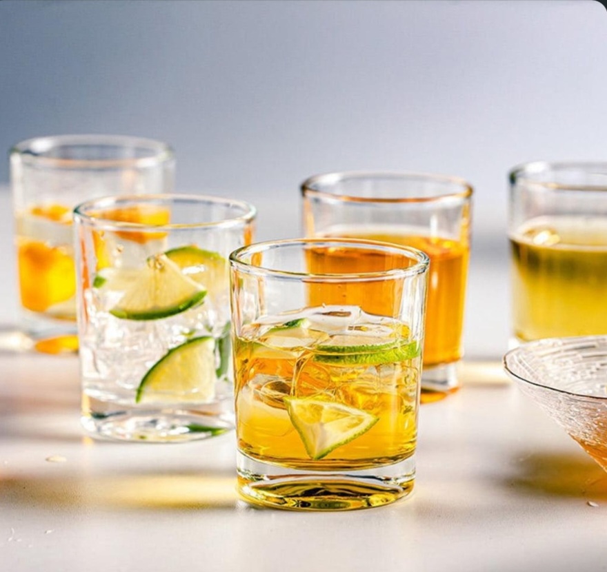 Lot de 6 verres droits
