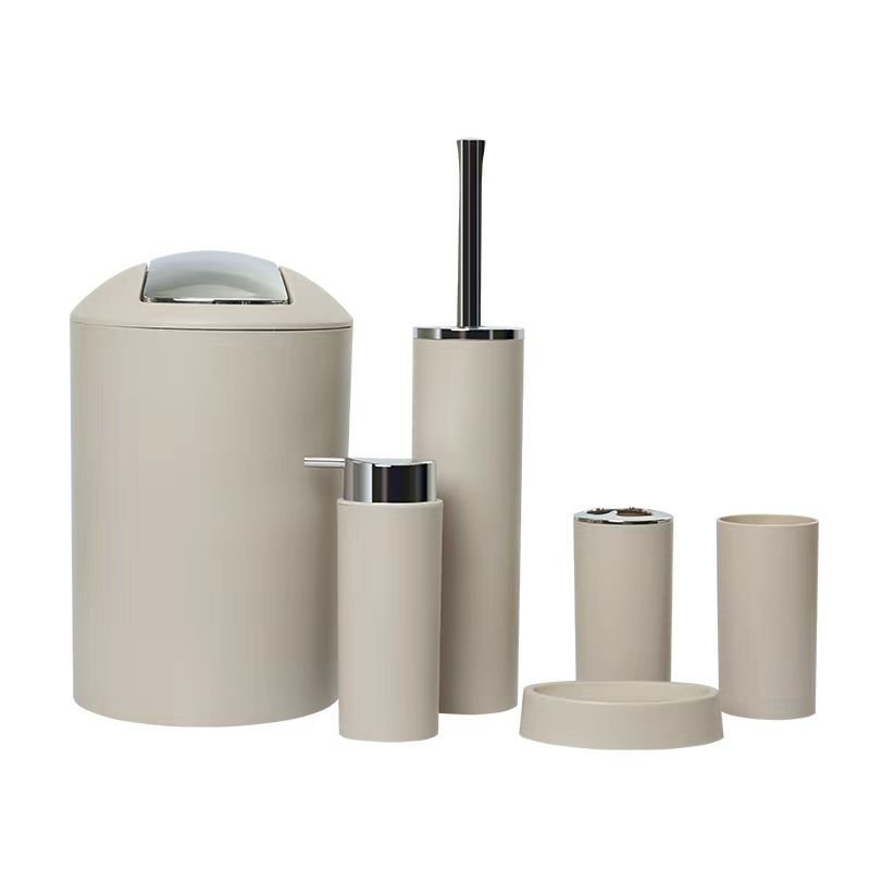 Set d'accessoires salle de bain — 6 pièces