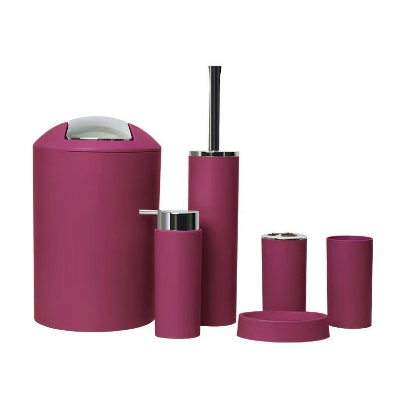 Set d'accessoires salle de bain — 6 pièces