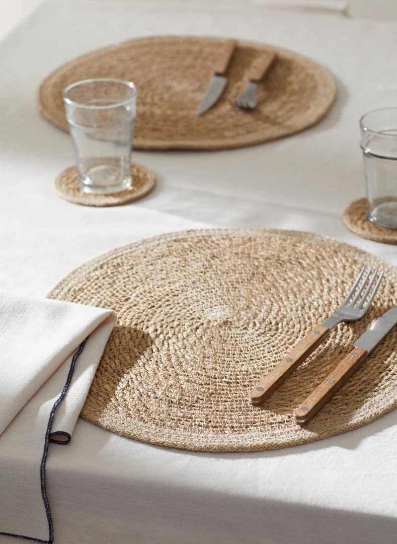 Sets de table en jute