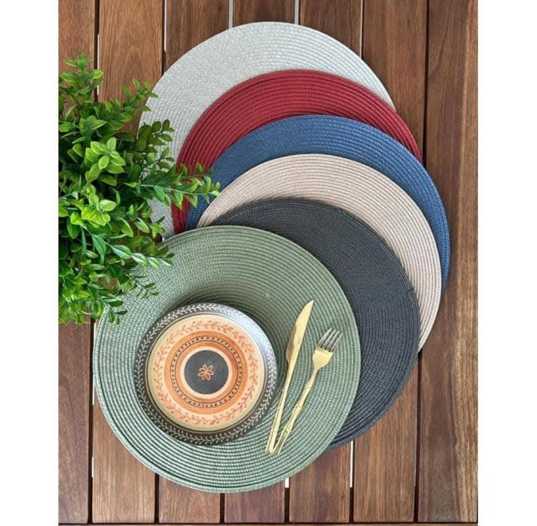 Sets de table tressés