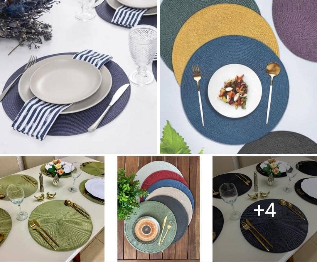 Sets de table tressés