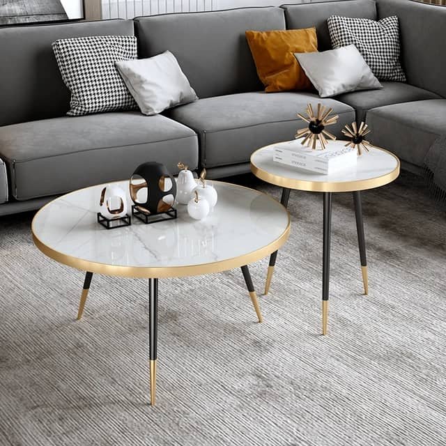 Table basse en duo